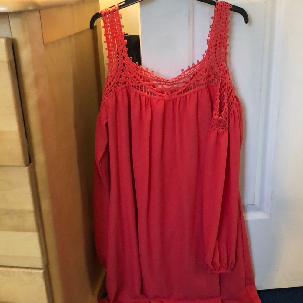 Coral dressed from boutique